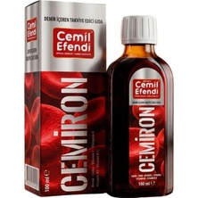 Cemiron 100 ml Demir, Çinko, Vitamin C, B9, B12 ve E Içeren Takviye Edici Gıda