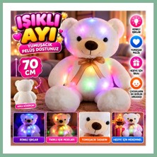 Bşk Virgo 1047 Işıklı Ayı 70 Cm-Beyaz BSK2026