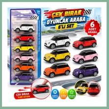 Bşk Virgo KZL-562-28 Cekbırak 6 Lı Arabalar Kartela Oyuncak Araba BSK2026