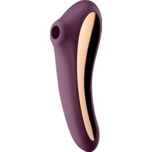 OEM Satisfyer Dual Kiss Emiş Yapabilen 11 Farklı Modda Kullanılan Güçlü Titreşimli Şarjlı Vibratör VR4003009-6433D49035380