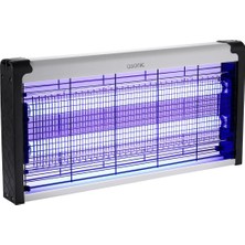 OEM S27 30W+ 2000V Çift Cam LED Zincir Askı Sanayı Tipi Sinek Öldürücü Xxl Boy