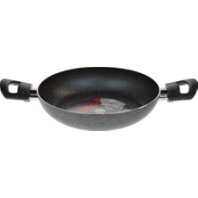 Mehtap Granit Sahan Tava Gri 24 cm 1 Adet