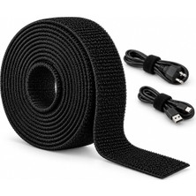 OEM Orret Home 1 Metre Kablo Düzenleyici Cırt Cırt Bant 2 cm Kesilebilir Kablo Toplayıcı Sabitleyici Organizer Tekrar Kullanılabilir Kablo Bağı (1 Metre)