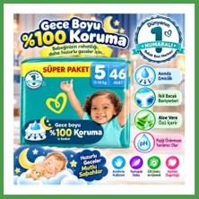 Soi Home Aktif Bebek Süper Paket Bebek Bezi 5 Beden 46 Adet Soı