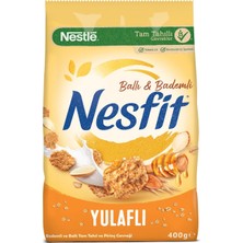 Nestlé Nesfit Ballı ve Bademli Tam Tahıl ve Pirinç Gevreği 400 G