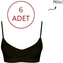 OEM Forever More 6'lı Kadın Ince Pedli Askılı Dikişsiz Esnek Büstiyer