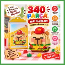 Soi Home LZ-8875 Hamburger Model 340 Parça Block Oyuncak Soı