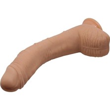 OEM Lilitushop 28 cm Belden Bağlamalı Gerçekçi Kalın Dıldo Alex BDM8039B