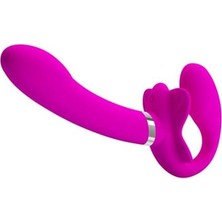 OEM Truvashop Valesie 12 Titreşimli Silikon Strap-On USB Şarjlı Mastürbatör