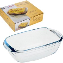Sigma Glass Sigma Borline Granada Cam Fırın Kabı 2 Li SGM13709 1 Adet