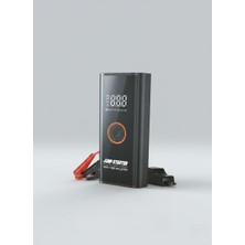 4'ü 1 Arada Taşınabilir Araç Takviye Cihazı (Jump Starter) & Dijital Lastik Hava Pompası – S