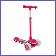 Nida Sesli ve Işıklı 3 Tekerlekli Katlanabilir Scooter Nıda