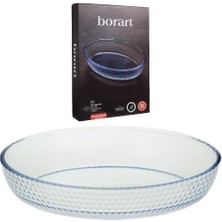 Borart Fırın Tepsi Büyük Petek Desenli Oval 45574 1 Adet