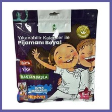 Nida Kalem Hediyeli Boyanabilir Pijama 5-6 Yaş Nıda