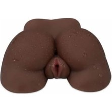 üstüner truvashop black  2 ışlevli titreşimli suni  anüs zenci bayan kalça