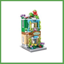 Bezos P657037 Çiçek Dükkanı 280 Parça Block Oyuncak Mgc