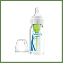 Bezos Cam Dar Ağız Biberon Antikolik 250 ml HB006