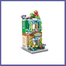 Nida P657037 Çiçek Dükkanı 280 Parça Block Oyuncak Nıda