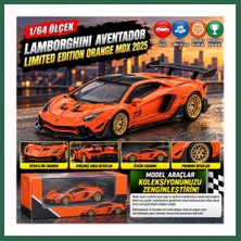 Vintessy Vıntessy 1/64 Lb Works Lamborghini Aventador Limited Edition Orange Mdx 2025 BZS01
