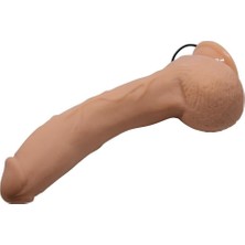OEM Lilitushop Belden Bağlamalı 27 cm Titreşimli Gerçekçi Kalın Dıldo BDM1251B