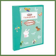 Bezos 03 569 Ahşap Manyetik Tangram -Nessiworld Oyuncak HB006