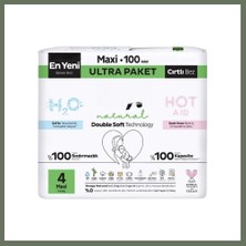 Bezos Natural Double Soft Bebek Bezi Ultra Paket 4 Beden 100 Adet Bezos1