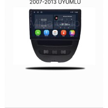 OEM Peugeot 107 Multimedya Carplay &amp; Android Auto | Geri Görüş Kamera Hediye 4gb