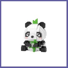 Nida LZ-8633 Panda 170 Parça Block Oyuncak-Mini Poşet Nıda