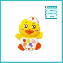 Defne Store JLG-855-144A Işıklı ve Müzikli Ördek Bebek Dfnbez