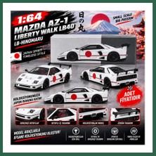 Vintessy Vıntessy 1/64 Mazda Az-1 Liberty Walk LB40 Lb-Hinomaru (Adet Fiyatıdır) BZS01