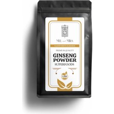 Ginseng Kökü Tozu 100G. Öğütülmüş Kırmızı Kore Ginsengi, Gerçek Saf Ginseng Panax