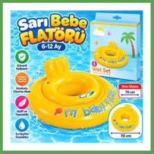 Bezos Sarı Bebe Flatörü 70 Cm. (6-12AY) Mgc