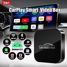 OEM Bilişim Burada AB038 Kablosuz Carplay &amp; Android Auto, Android 12, Netflix &amp; Youtube, Siyah BBAB038