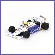 Nida 1/64 Model Araç TG184 #19 Ayrton Senna 1984 Monaco Grand Prix 2nd Place Nıda