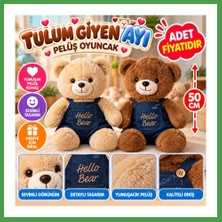 Soi Home PL50226 50 cm Tulum Giyen Ayı Peluş Oyuncak (Adet Fiyatıdır) Soı