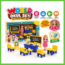 Bezos ENF-39186 World Okul Seti Oyuncak Okul Set Dmc