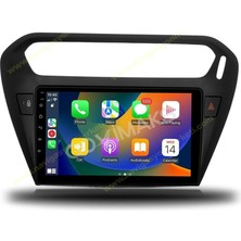 OEM Peugeot 301 Multimedya Carplay &amp; Android Auto | Geri Görüş Kamera Hediye