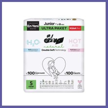 Nida Natural Double Soft Külot Bez Ultra Paket 5 Beden 78 Adet Nıda