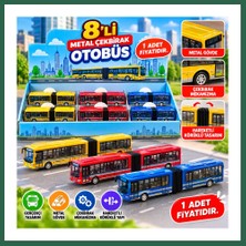 Vintessy Vıntessy DMN1210-C55 Kutuda 8li Metal Çekbırak Otobüs 1 Adet Fiyatıdır BZS01