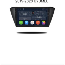 OEM Skoda Fabia 2015-2020 Uyumlu Multimedya Carplay &amp; Android Auto | Geri Görüş Kamera Hediye 6gb 8 Core