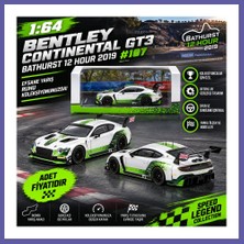 Nida 1/64 Bentley Continental Gt3 Bathurst 12 Hour 2019 #107 (Adet Fiyatıdır) Nıda