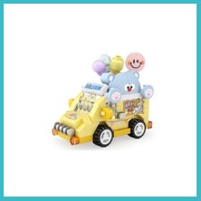 Defne Store LZ-8639 Balon Arabası 160 Parça Block Oyuncak-Mini Poşet Dfnbez
