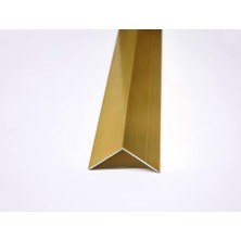 Tr Alüminyum Köşe Profili Alüminyum Köşebent L Profil Sarı (2,5 cm x 2,5 cm x 100 Cm)