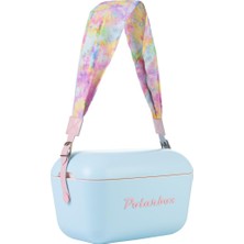 OEM Prinkstyle Tie Dye PINK%100 Pamuk Kayışlı Mavi Pembe Soğuk ve Sıcak Tutucu Thermo Çanta 12 Lt Mavi-Pembe