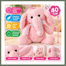 Bezos PL62348 40 cm Oturan Fil Oyuncak Peluş Bezos1