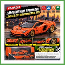 Bezos 1/64 Lb Works Lamborghini Aventador Limited Edition Orange Mdx 2025 Mgc