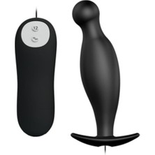 Üstüner Truvashop 12 Titreşimli Kumandalı Anal Vibratör Anal Plug Stimülatör