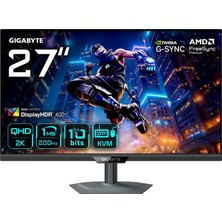 Tr M27Q2 Qd 27 Qhd Ss IPS Gaming Monitör, 200Hz (Oc 210Hz) 1ms Gtg, 99% Dcı-P3, Displayhdr 400, USB