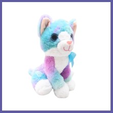 Nida Peluş 30CM Renkli Kedi (Adet Fiyatıdır) Nıda