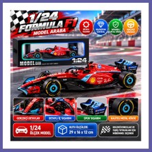 Nida 1/24 Formula F1 Kırmızı Model Araba Nıda